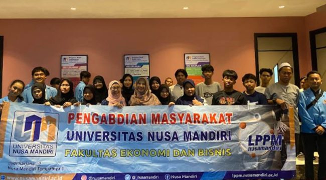 HIMMA Universitas Nusa Mandiri Kontribusi Aktif