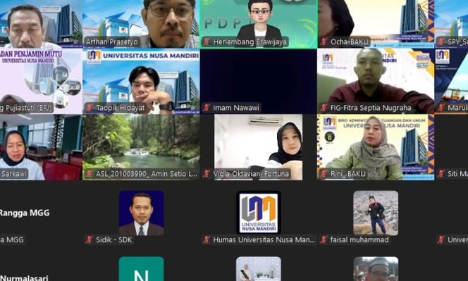 
					Humas Universitas Nusa Mandiri Ikuti Rapat Re-Akreditasi