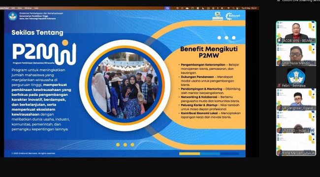 Dukung Program Kewirausahaan Mahasiswa