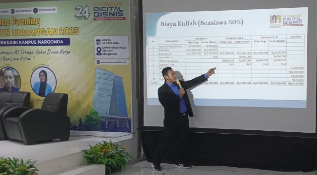 UNM Kampus Margonda Hadirkan Workshop Parenting Beasiswa 2025