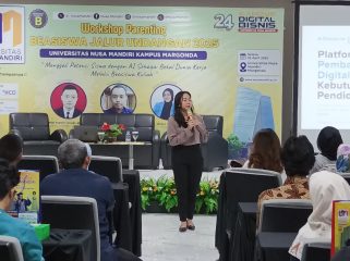 Mahasiswa Penerima Beasiswa UNM Margonda Jadi Panitia Workshop Parenting