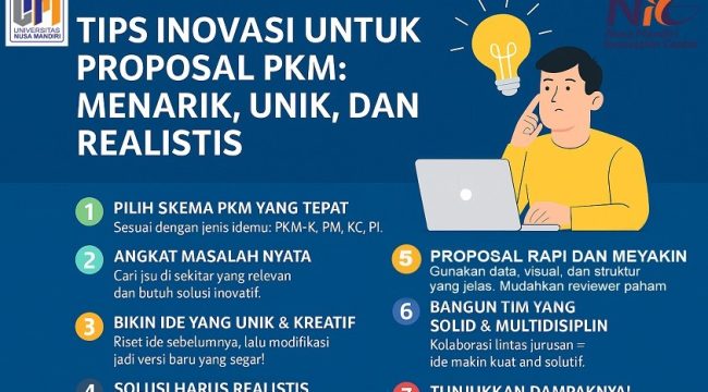 NIC Beberkan 7 Jurus Ampuh Bikin Proposal Inovatif