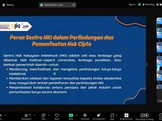 Sentra HKI Universitas Nusa Mandiri Gelar Sosialisasi