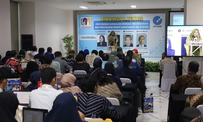 
					APTIKOM dan Universitas Nusa Mandiri Gelar Bimtek OBE dan PIKOBE