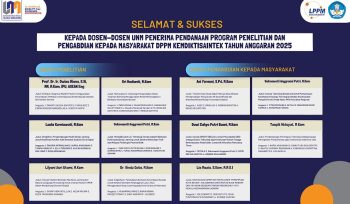 Dosen UNM Raih Hibah Penelitian dan Pengabdian Masyarakat