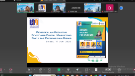 Mahasiswa Manajemen Ikuti Pembekalan Menuju Bootcamp Digital Marketing