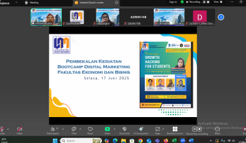 Mahasiswa Manajemen Ikuti Pembekalan Menuju Bootcamp Digital Marketing