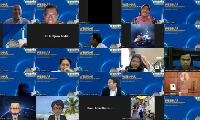 
					Perpustakaan UNM Ikuti Webinar Digital Marketing