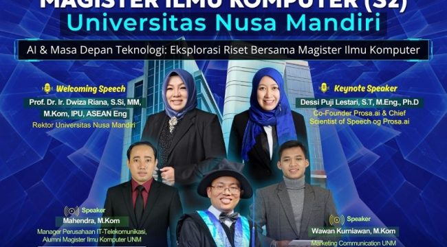 Yuk, Ikut Open House Magister Ilmu Komputer Universitas Nusa Mandiri!