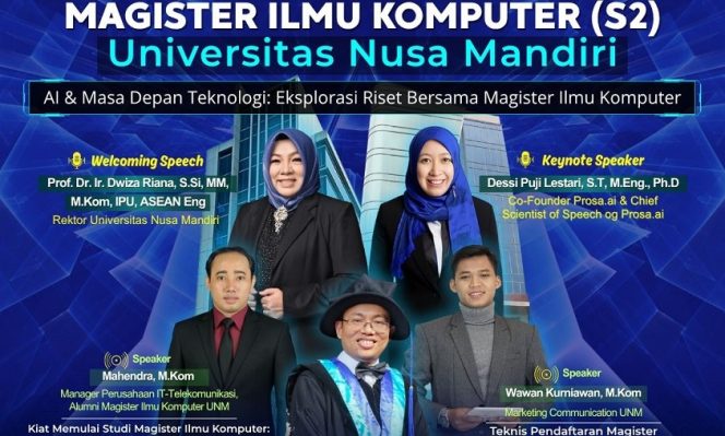 
					Yuk, Ikut Open House Magister Ilmu Komputer Universitas Nusa Mandiri!