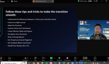 Tips Jitu Menembus Jurnal Internasional Lewat Webinar Ilmiah