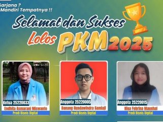 Mahasiswa Prodi Bisnis Digital UNM Lolos Pendanaan PKM 2025