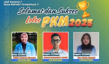 Mahasiswa Prodi Bisnis Digital UNM Lolos Pendanaan PKM 2025