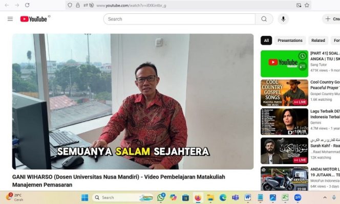 
					Dosen Senior Tetap Melek Digital