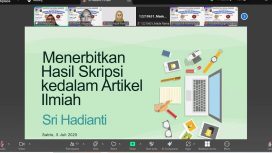 FTI UNM Gelar Webinar Publikasi Ilmiah