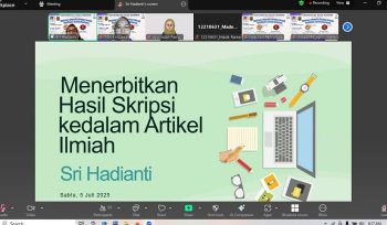 FTI UNM Gelar Webinar Publikasi Ilmiah