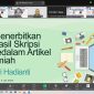 FTI UNM Gelar Webinar Publikasi Ilmiah