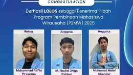 Mahasiswa UNM Raih Pendanaan P2MW 2025