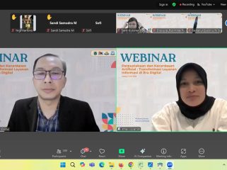 Pustakawan UNM Hadiri Webinar Transformasi