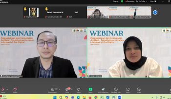 Pustakawan UNM Hadiri Webinar Transformasi