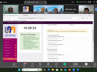 FEB UNM Perkenalkan Sistem Ujian Lisan Tugas Akhir Berbasis Teknologi