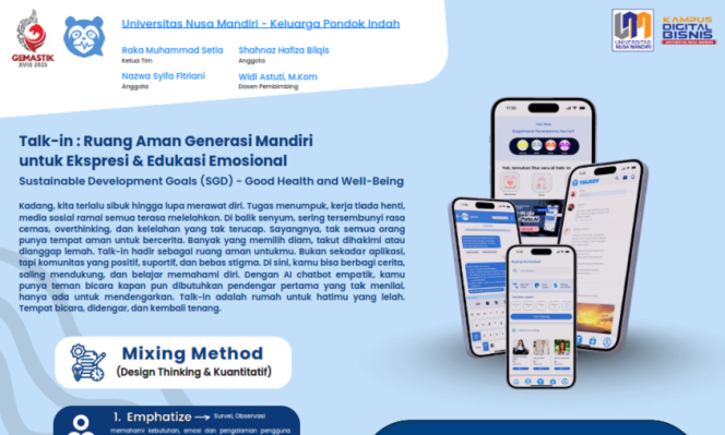
					Mahasiswa UNM Ciptakan Aplikasi “Talk-in” untuk Dukung Kesehatan Mental