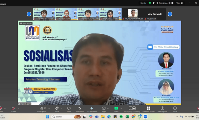 
					Sosialisasi Pemilihan Peminatan Semester Ganjil 2025/2026