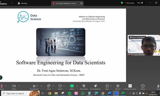 
					Kupas Tuntas Data Science & Software Engineering Bareng UNM