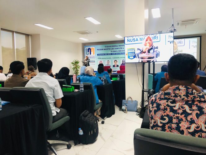 
					Universitas Nusa Mandiri Gelar Studium Generale Bertema VISION, Hadirkan Profesor Internasional