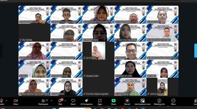 Raker 2025 Tetapkan Strategi Menuju Kampus Digital Bisnis Unggul