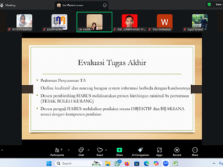 Sidang Akhir Mahasiswa Bisnis Digital Dipertegas