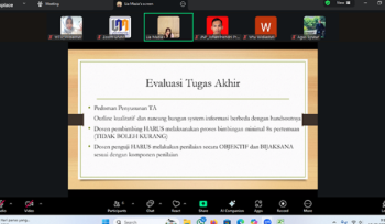 Sidang Akhir Mahasiswa Bisnis Digital Dipertegas