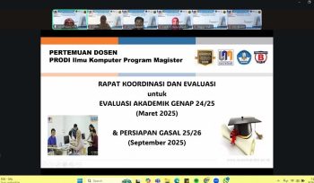 Rapat Akbar Dosen Magister Ilmu Komputer