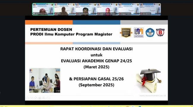 Rapat Akbar Dosen Magister Ilmu Komputer
