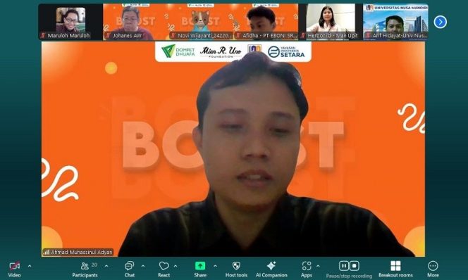 
					BOOST 2025 UNM Cetak Mahasiswa