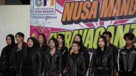 Nusa Mandiri Youth Choir Sukses Bawa Nuansa Magis