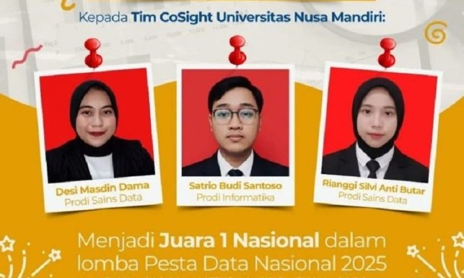 
					Mahasiswa UNM Kudeta Juara Nasional Pesta Data 2025