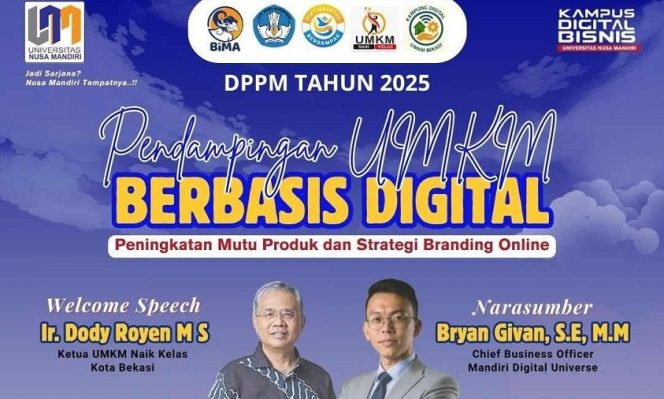 
					Universitas Nusa Mandiri Siap Antar Pelaku Usaha Naik Kelas