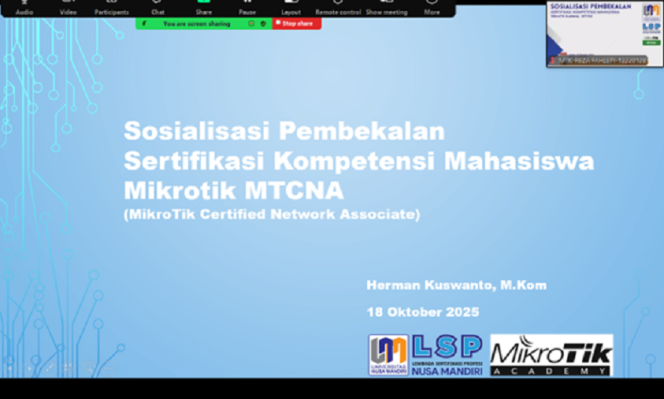
					Siap Jadi Profesional Jaringan? UNM Dorong Mahasiswa Informatika Raih Sertifikasi MikroTik
