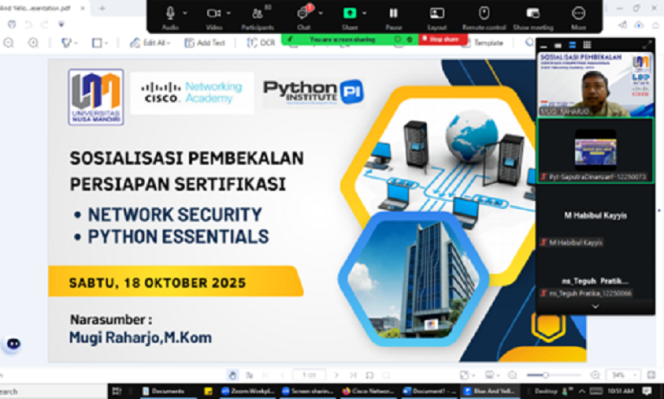 
					UNM Dorong Mahasiswa Kuasai Keamanan Jaringan dan Python Lewat Sertifikasi Cisco