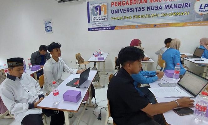 
					Civitas Universitas Nusa Mandiri Latih Pengurus Madaris JIC Kelola Data Organisasi Secara Digital dengan ClickUp