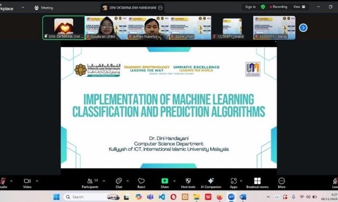 
					UNM Kuatkan Kompetensi Mahasiswa Lewat Workshop Machine Learning Internasional
