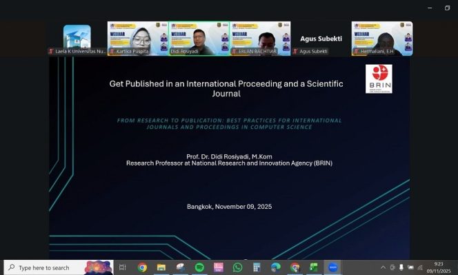 
Rahasia Publish di Scopus Dibongkar di Webinar Magister Ilmu Komputer UNM