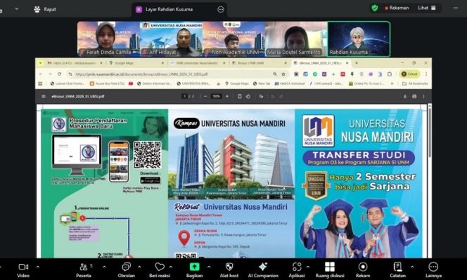 
Bidik Mahasiswa Asing, UNM Matangkan Skema PMB WNA Menuju Kampus Digital Bisnis Global