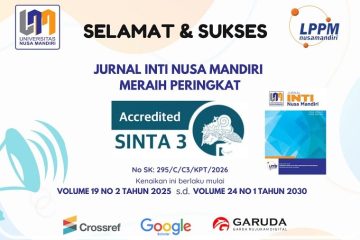 Jurnal INTI Resmi Berperingkat SINTA 3