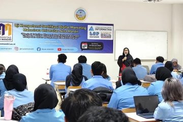 111 Mahasiswa FEB UNM Ikuti Sertifikasi Digital Marketing