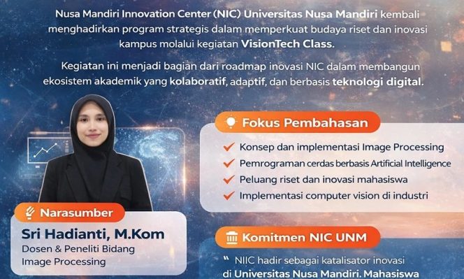 
UNM Genjot Riset AI Lewat VisionTech Class Image Processing