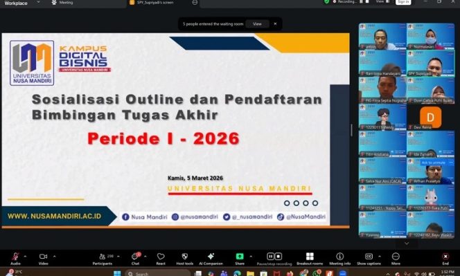 
Mahasiswa FEB UNM Siap Skripsi? Sosialisasi Bimbingan Tugas Akhir Digelar