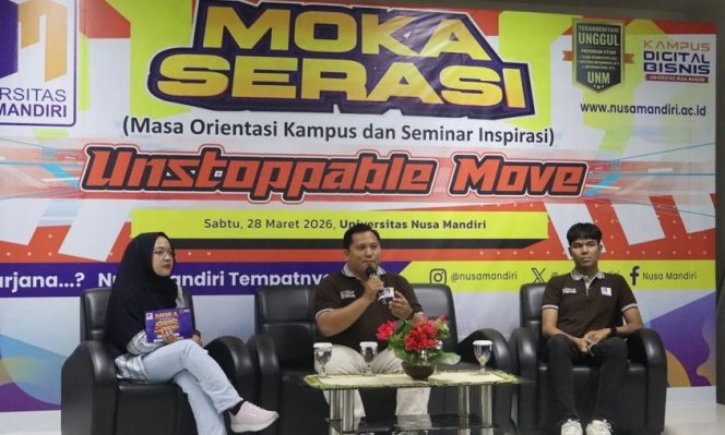 
					MOKA SERASI 2026 UNM Dorong Mahasiswa Baru Aktif Berorganisasi dan Upgrade Skill