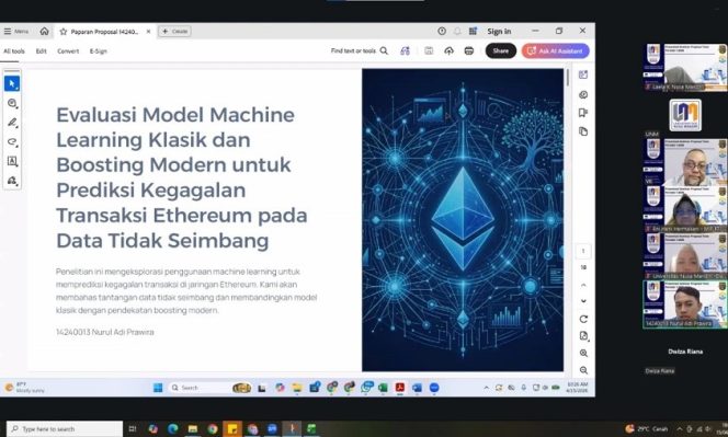 
					Sempro Tesis UNM 2026: Mahasiswa Bahas AI, Blockchain hingga Crypto, Siap Lahirkan Inovasi Nyata!